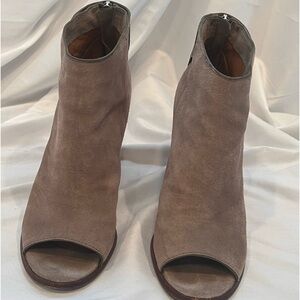 Coach grey suede booties, size 9